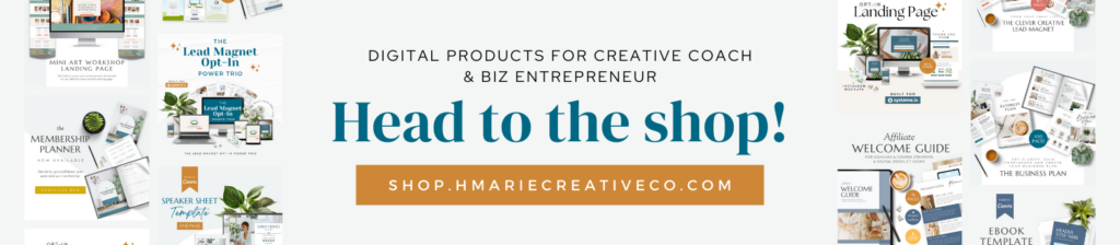 Digital Products For Creative Coach And Biz Entrepreneur 