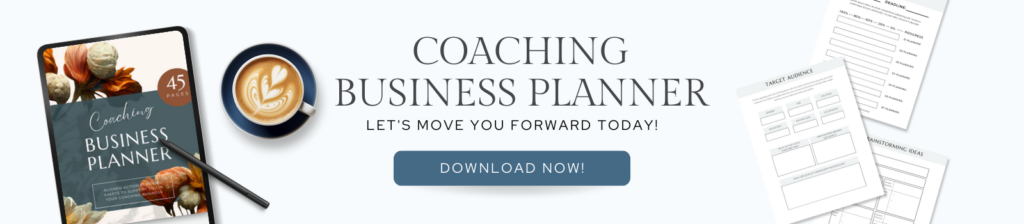 Coaching Business Planner