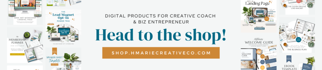 Digital Product for creative coach and Biz Entrepreneur